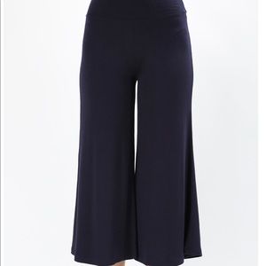 Capri Gaucho Style Premium Cotton Navy